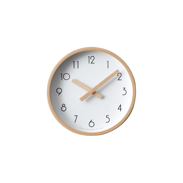 壁掛け時計 掛け時計 おしゃれ 北欧 シンプル ナチュラル ウォールクロック かけ時計 掛時計 天然木 静音 直径21cm インテリア Sサイズ｜air-r｜03