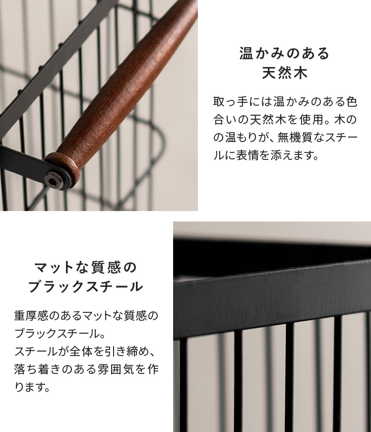 【ポイント5倍!】 ランドリーバスケット 洗濯...の詳細画像4