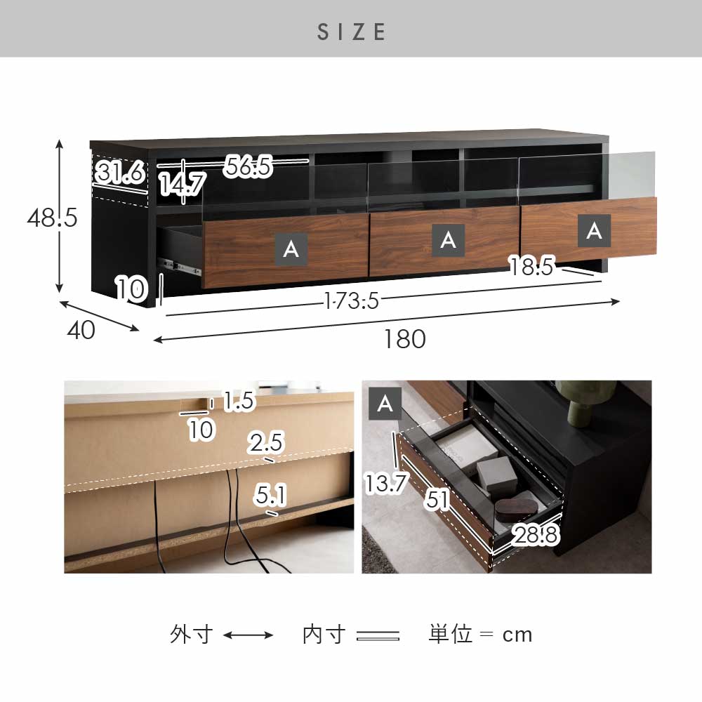 ローボード テレビ台 テレビボード 180cm 完成品 日本製 TV台 おしゃれ