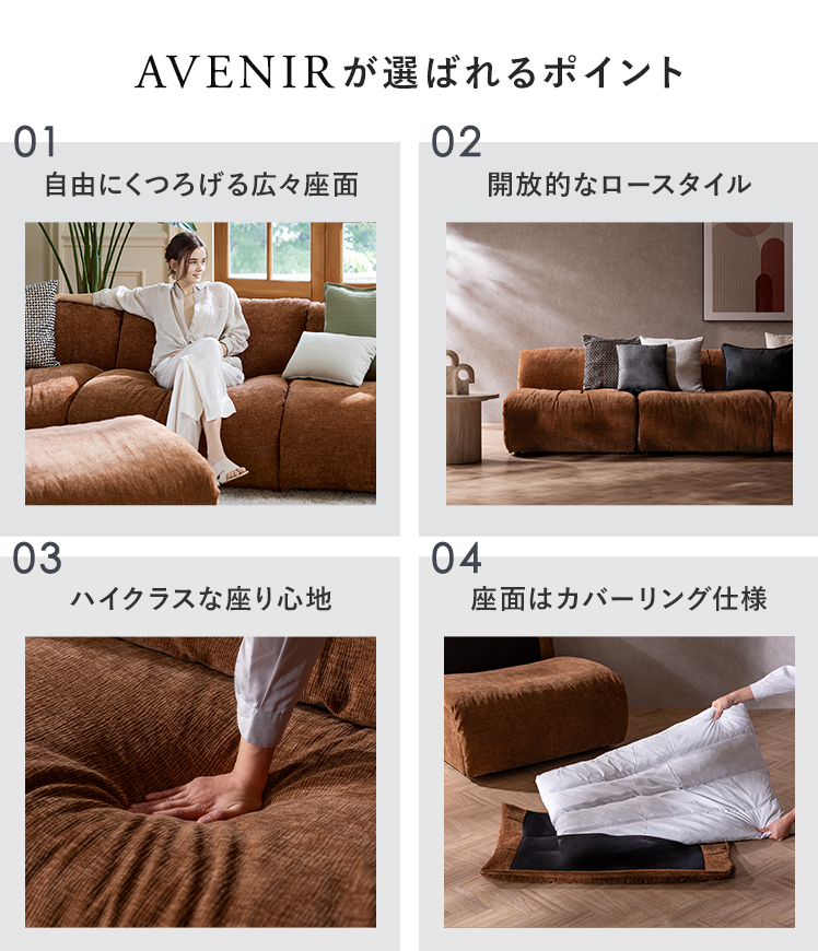 エア・リゾーム ソファー 一人掛け ローソファー ソファ 1人 一人掛け