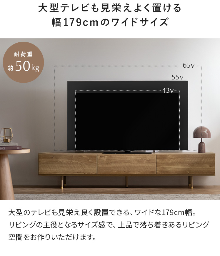 エア・リゾーム テレビ台 おしゃれ テレビボード 日本製 可動棚