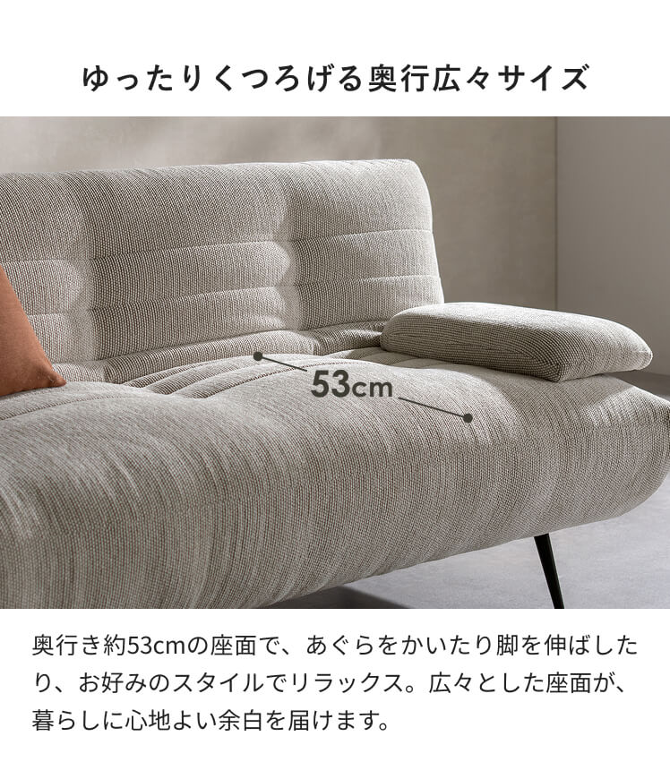 エア・リゾーム ソファベッド 3人掛け 2人掛け 2way お掃除ロボット