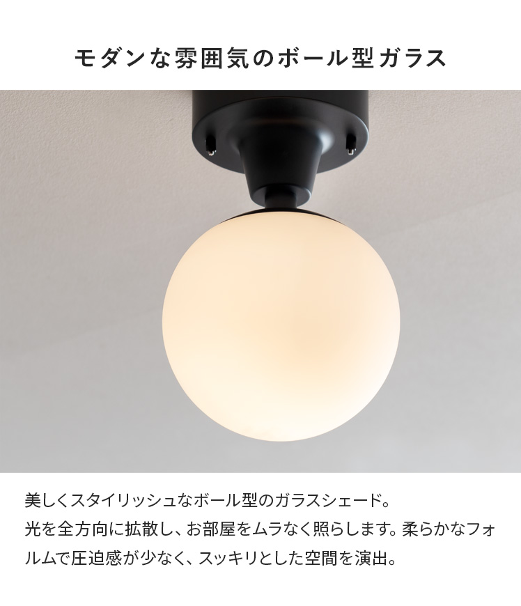 エア・リゾーム シーリングライト ライト 天井照明 ボール型 ガラス