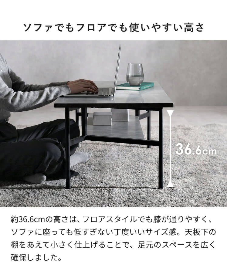 エア・リゾーム センターテーブル ローテーブル テーブル 幅100cm