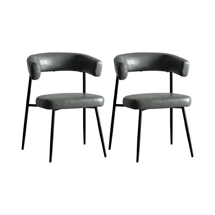 所沢 引取 チェア 2脚セット ダイニング チェア グレー イケア クッション付 所沢 引取 チェア 2脚セット ダイニング チェア グレー イケア