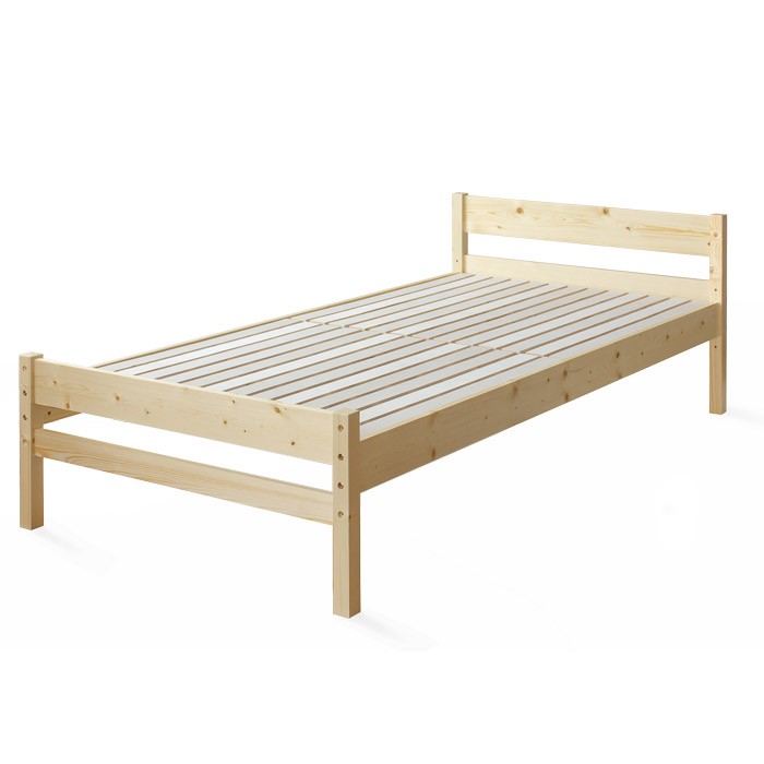 ベッド シングル ベッドフレーム シングルベッド すのこベッド スノコベッド ベット 高さ調節 木製 おしゃれ シングルサイズ 木製すのこベッド｜air-r｜02