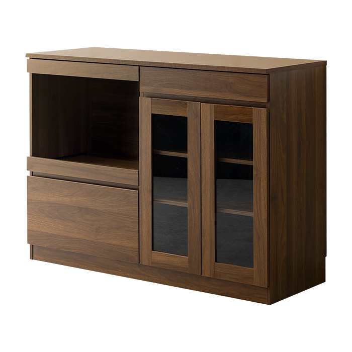 エア・リゾーム レンジ台 食器棚 キッチンボード 120cm レンジラック