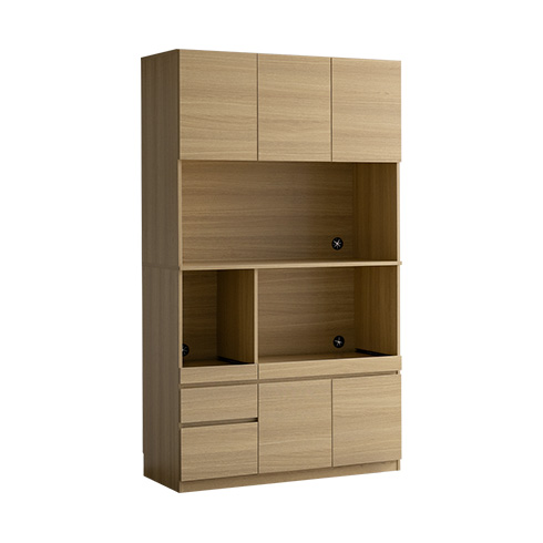 エア・リゾーム 食器棚 レンジ台 キッチンボード レンジラック