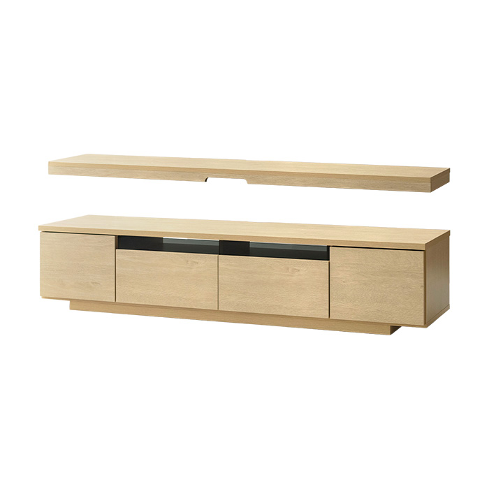 テレビボード+サウンドバーボードセット Aalto linea(アールト