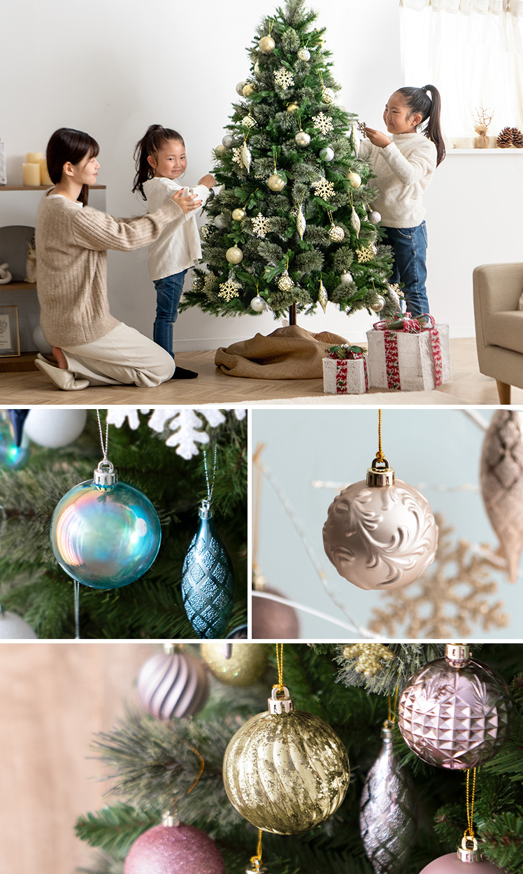 通販 激安 クリスマス オーナメントセット 40個入り クリスマスツリー 飾り その他