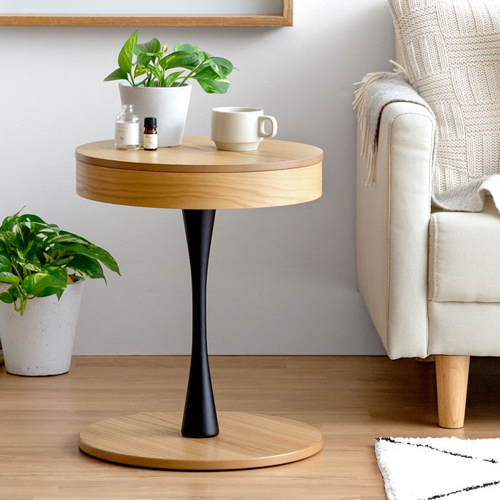 サイドテーブル おしゃれ 北欧 収納 ベッドサイドテーブル ソファー サイドテーブル コーヒーテーブル シンプル モダン 丸型 ミニテーブル  ナイトテーブル