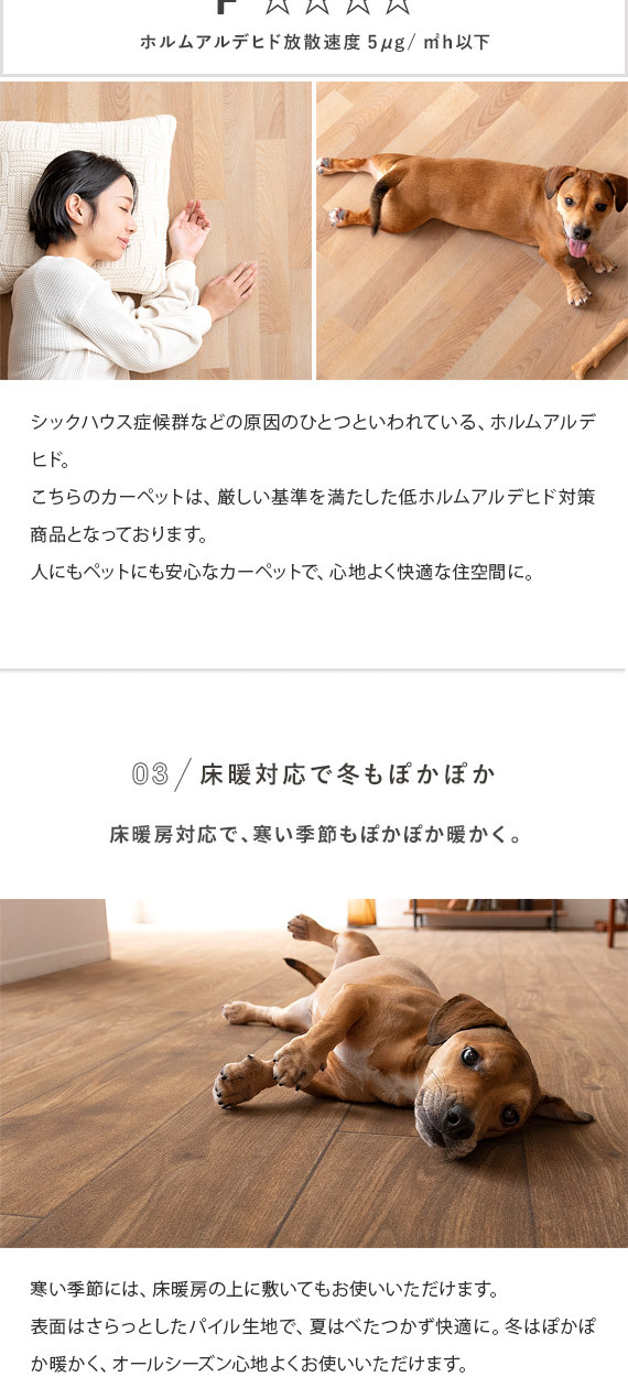 アスワン カーペット おしゃれ 北欧 パイルカーペット ウッド