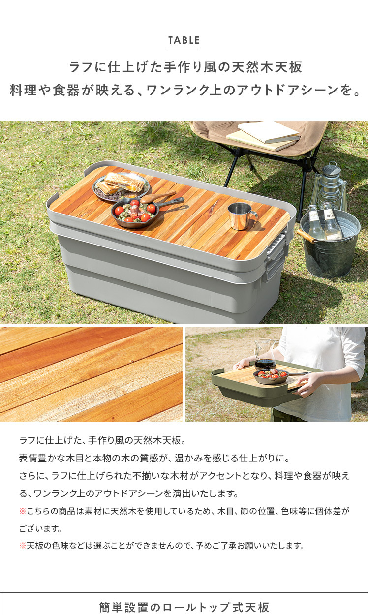 Amazon.co.jp: 【 トランクカーゴ用テーブルスタンドセット 50L