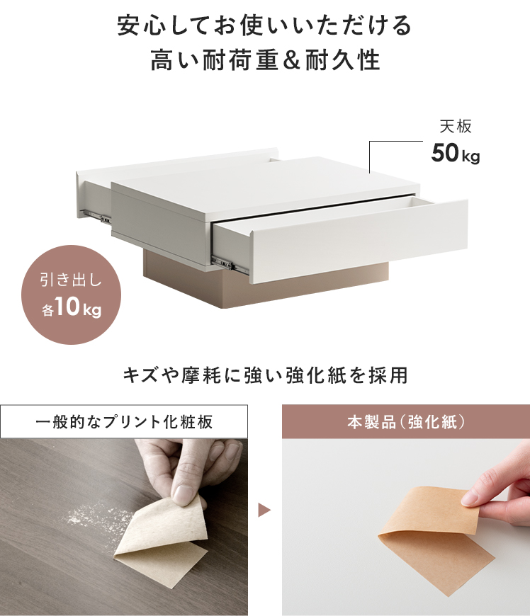 テーブル ローテーブル センターテーブル リビングテーブル 引き出し