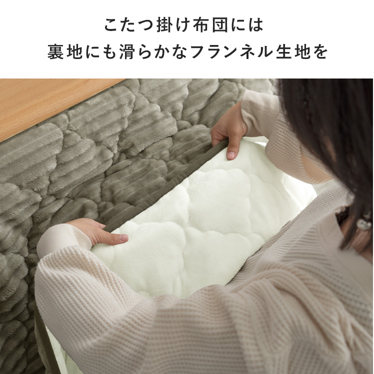 こたつ布団 敷き布団セット 正方形 おしゃれ コタツ布団 こたつふとん こたつ 敷き布団 ラグ ラグマット 洗える おしゃれ コーデュロイ 2WAY 190×190cmの画像