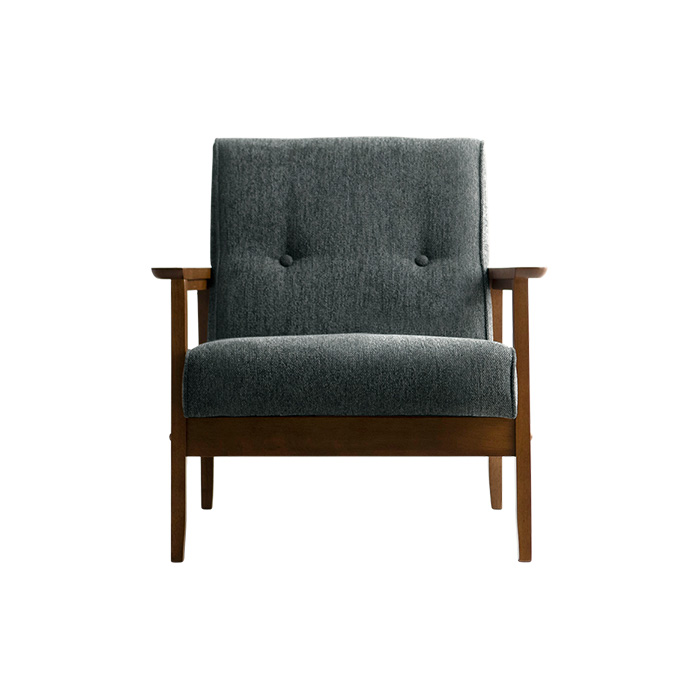 肘付き 1人掛けソファ RASIK（ラシク） ソファ 1人掛け 天然木 木肘 肘付き TRYGG トゥリッグ