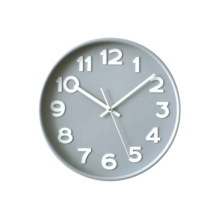 壁掛け時計 掛け時計 おしゃれ 北欧 シンプル ナチュラル ウォールクロック 掛時計 静音タイプ 直径30cm 見やすい かけ時計 リビング 寝室 丸型｜air-r｜03