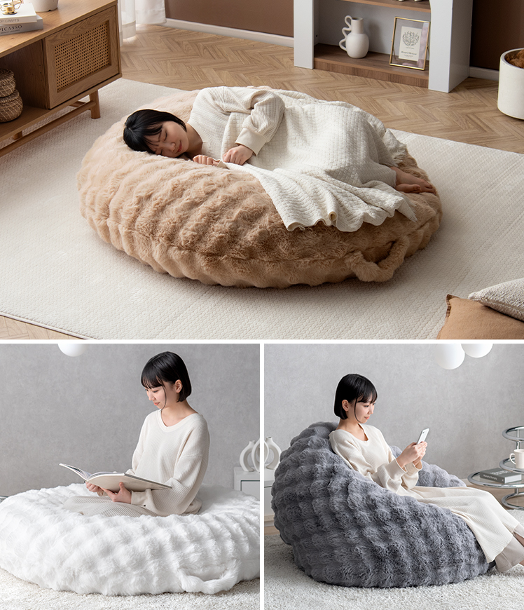 lounge lounge pug ビーズソファ pug ダークグレー ビーズソファ