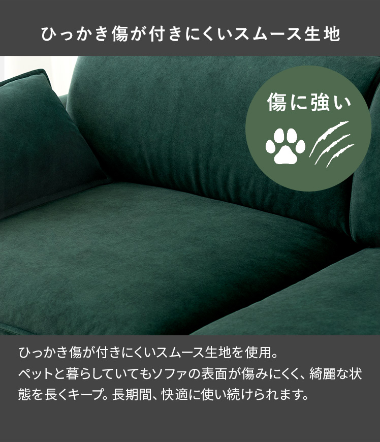 エア・リゾーム ソファ ソファー 2人掛け 撥水 ヘッドレスト付き