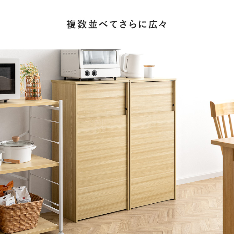 ゴミ箱 45リットル おしゃれ キッチン リビング ごみ箱 ダストボックス 蓋付き フタ付き 袋が見えない ゴミ箱に見えない 北欧 モダン キャスター付き_14