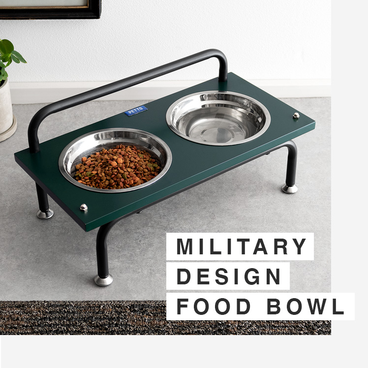 フードボウルスタンド フードボウル 犬 猫 食器スタンド ボウル 2個