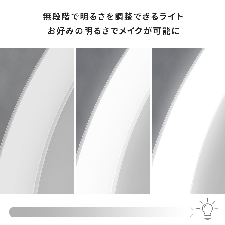 鏡 ミラー 女優ミラー 卓上ミラー 卓上鏡 L...の詳細画像5
