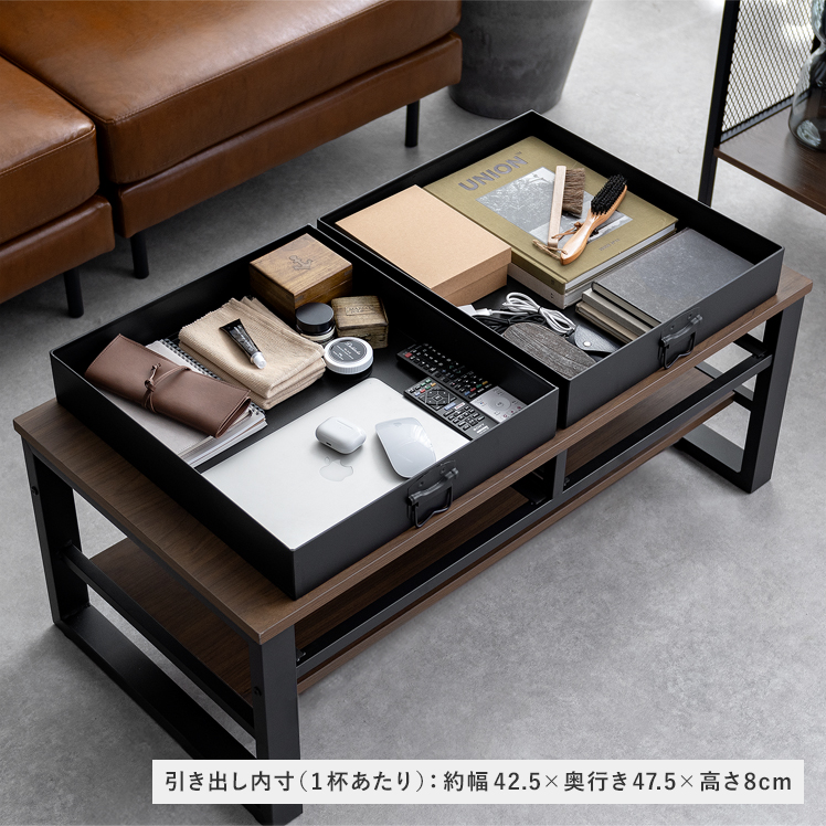 Amazon.co.jp: MU RONG ローテーブル アメリカオークウッド センターテーブル リビングテーブル カフェテーブル ソファテーブル  引き出し付き 幅120cm×奥行60cm×高45cm 木製 簡単組み立て 机 おしゃれ 北欧 無垢 木製 シンプル ナチュラル : ホーム＆キッチン