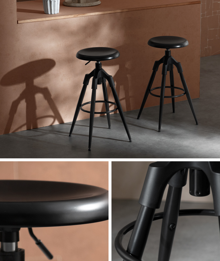 バーチェア 昇降式 スツール カウンターチェア ハイスツール