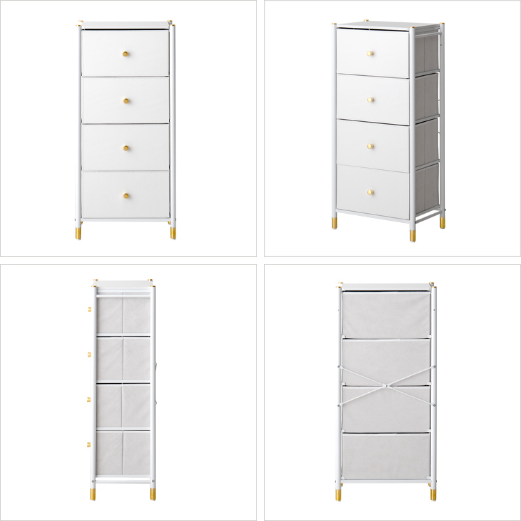 タンス 収納 チェスト 布製 引き出し 洋服収納 リビング収納 ホワイト エア・リゾーム チェスト ローチェスト タンス たんす 衣装ケース 収納
