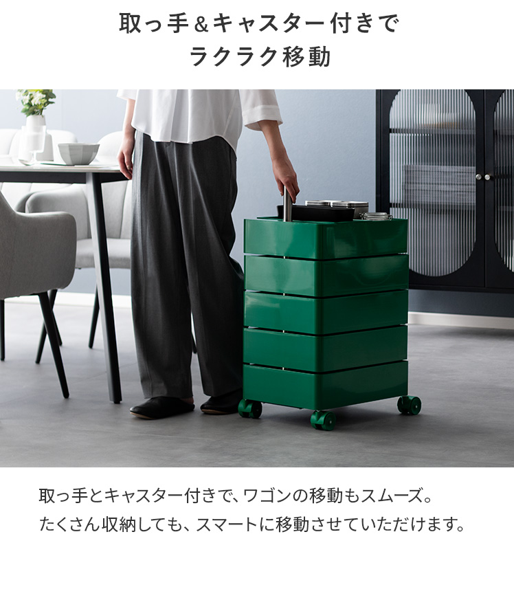 マルチワゴン サイドラック サイドワゴン キャスター付き 収納 棚