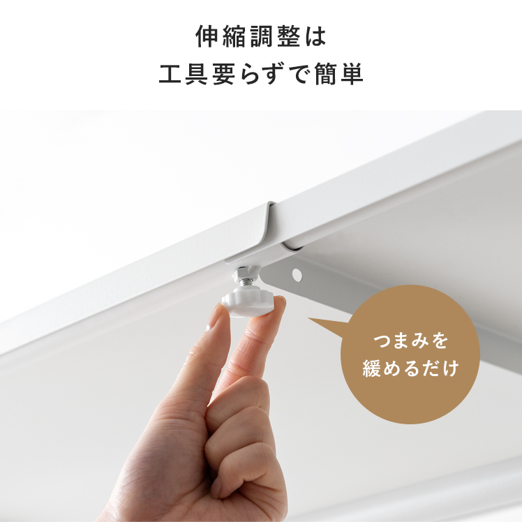 ハンガーラック 2段 ポールハンガー おしゃれ 伸縮 コート掛け 洋服掛けラック ワードローブ コートハンガー 洋服ラック 衣類収納 伸縮ハンガーラック | エア・リゾーム | 14