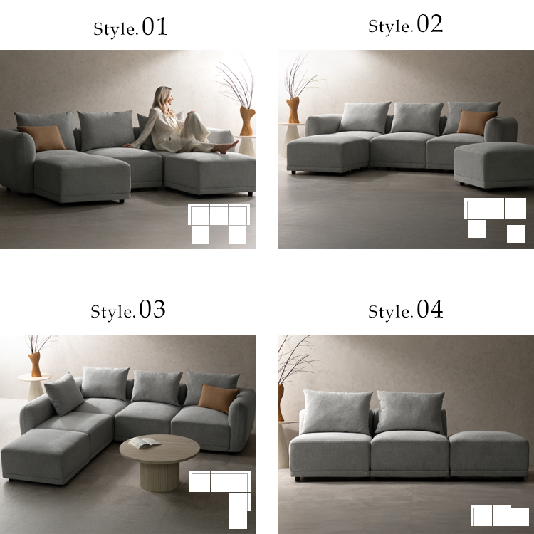 大人気！！高反発ウレタンを使用したソファ3点セット【ソフトグレー】 大人気！！高反発ウレタンを使用したソファ3点セット【ミディアム