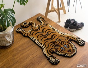 チベット絨毯 チベタンラグ ラグマット ラグ マット Tibetan Tiger Rug チベタンタイガーラグ | 家具