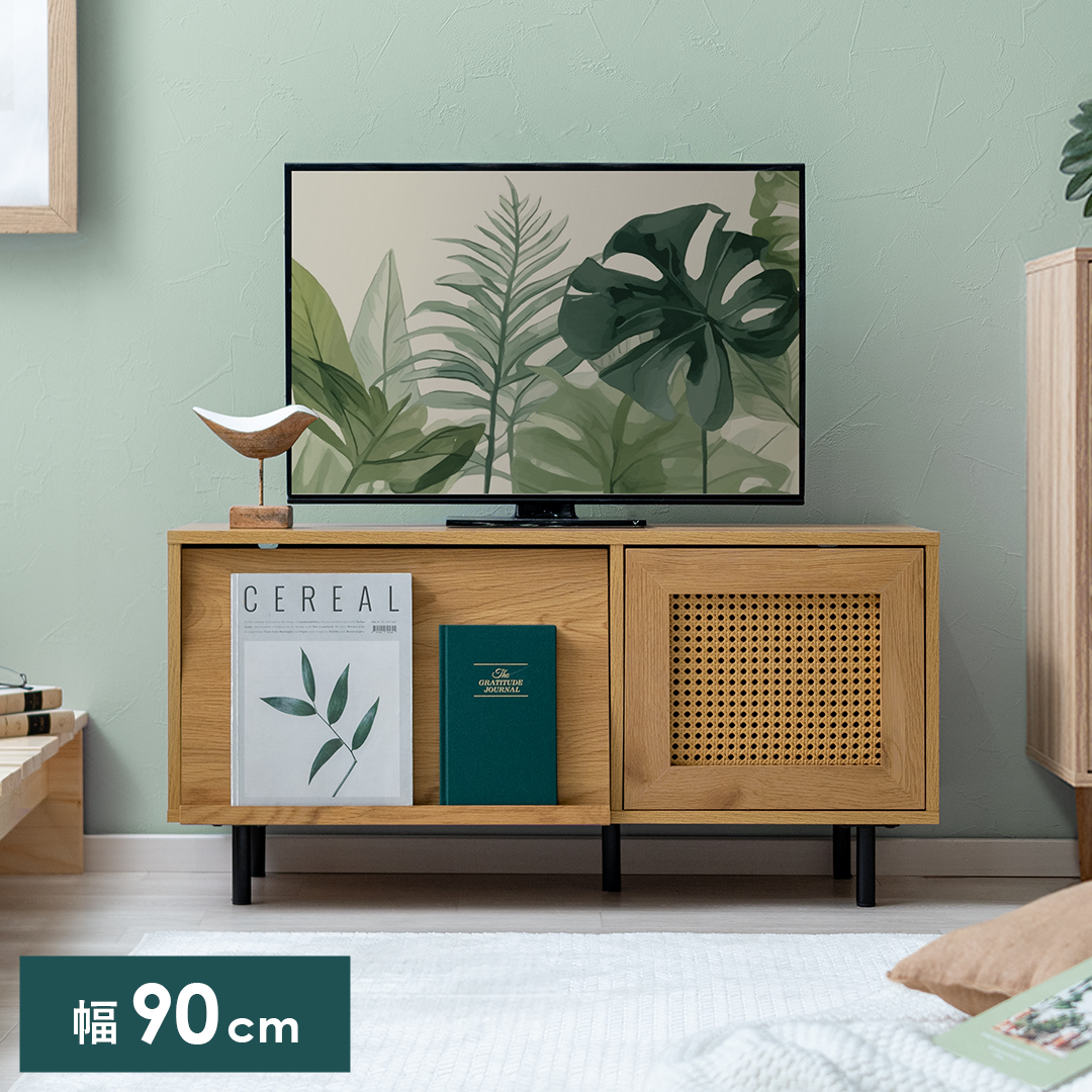 エアリゾーム　幅90cm コンパクトTVボード
　テレビ台 エア・リゾーム テレビ台 テレビボード ローボード 90cm幅 TV台