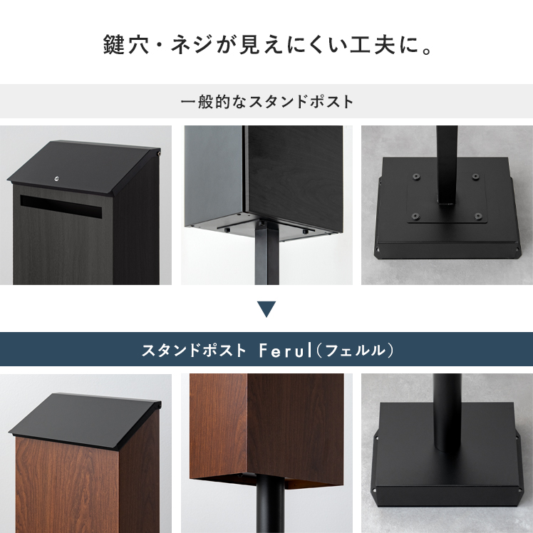 郵便ポスト スタンドポスト U S MAIL BOX （ ポスト 郵便受け