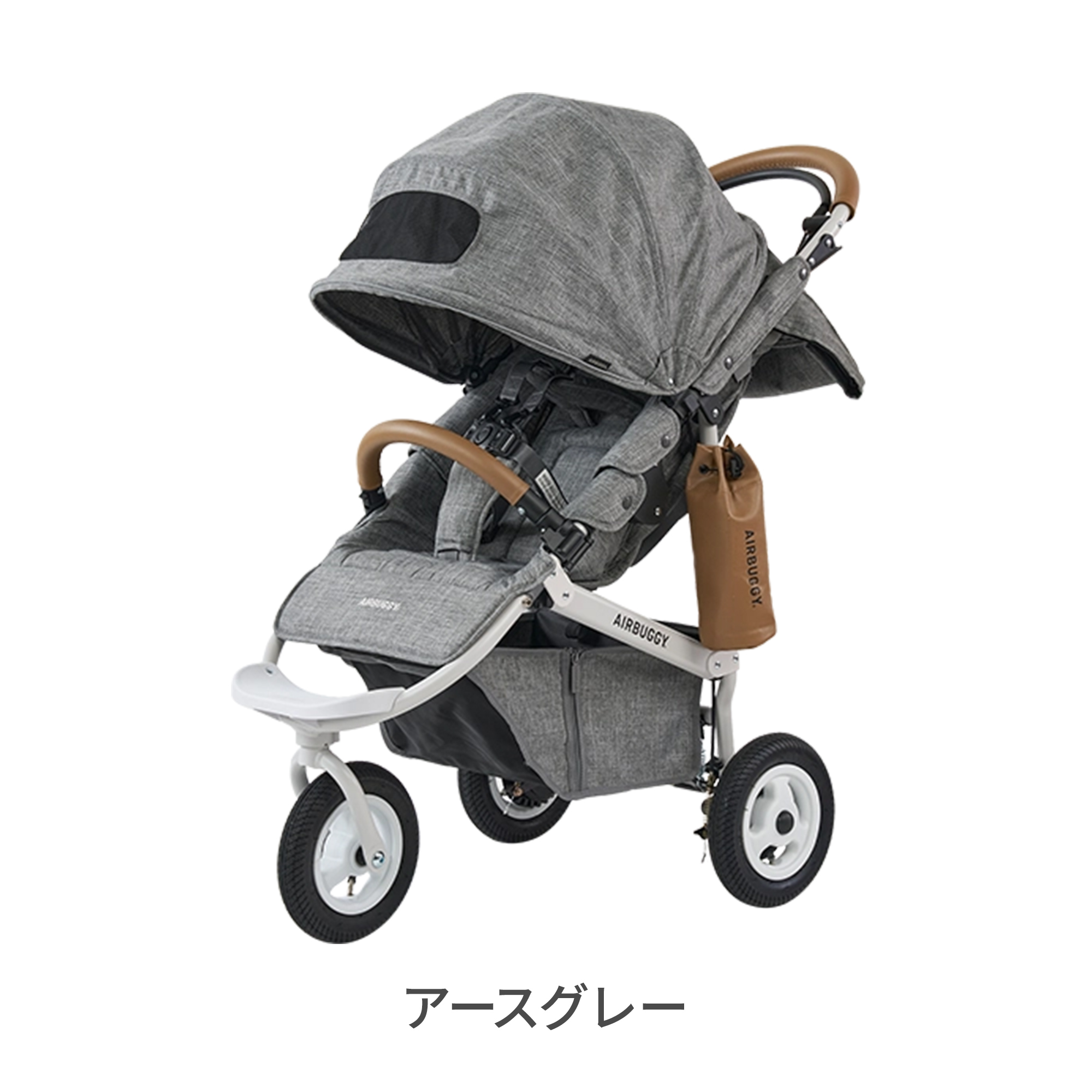【美品】AirBuggy COCOブレーキ　迷彩　雨カバー付き COCO ＼26-27AW新モデル登場／ 【公式】エアバギー ココ ブレーキ