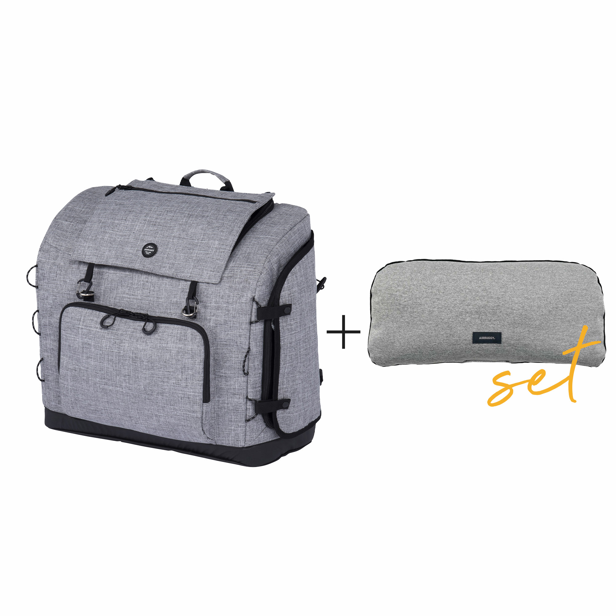 エアバギー 3ウェイバックパックキャリー ワイドサイズ クールグレー AIRBUGGY（エアバギー） 【公式】エアバギー 3ウェイ バックパック