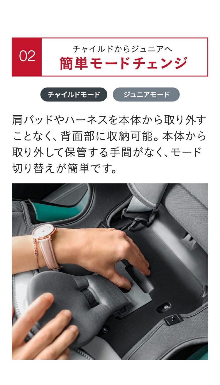 チャイルドシート「エボルバフィックス」