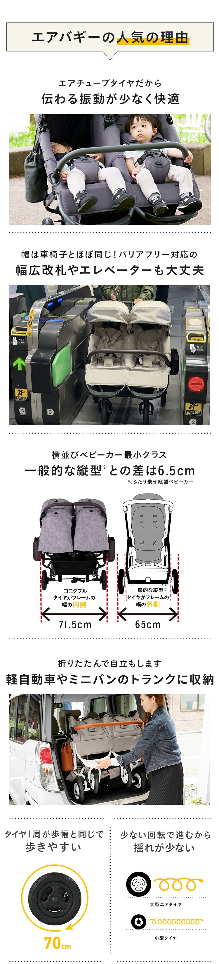 AIRBUGGY（エアバギー） 【公式】エアバギー ココ ダブルEX フロム