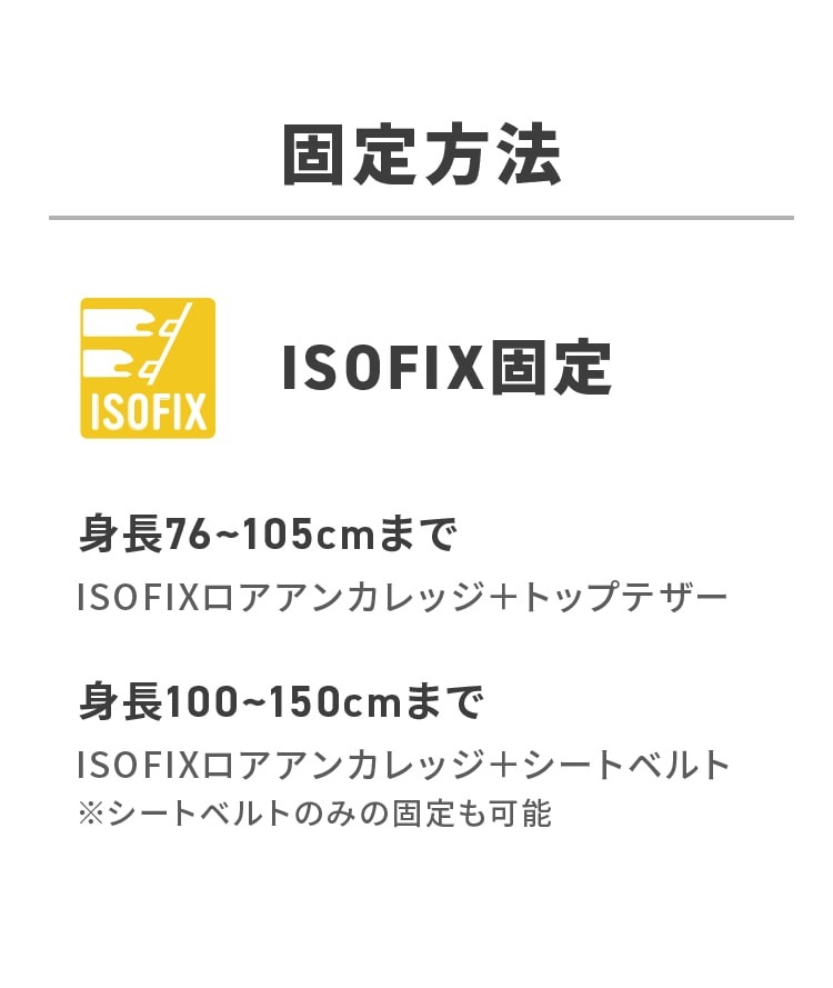チャイルドシート「タイタンプロ アイサイズ」