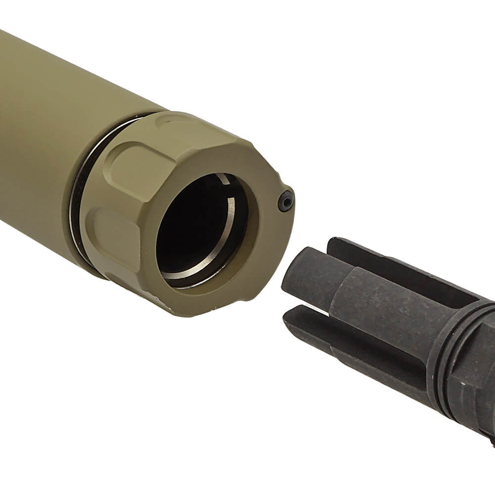 5KU 製 14mm逆ネジ 対応 SFタイプ SOCOM556 - MINI 2 サプレッサー