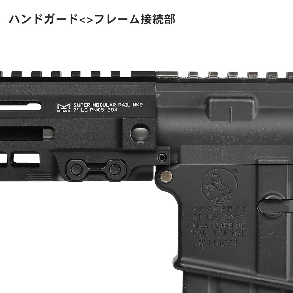 5KU 製 東京マルイ M4シリーズ 対応 GEISSELEタイプ SMR Mk8 13インチ