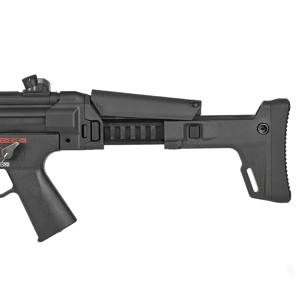 5KU 電動ガン MP5対応 MASADA ACRスタイルストック + MP5アダプターセット 強化ポリマー・アルミCNC 7ポジション BK_13