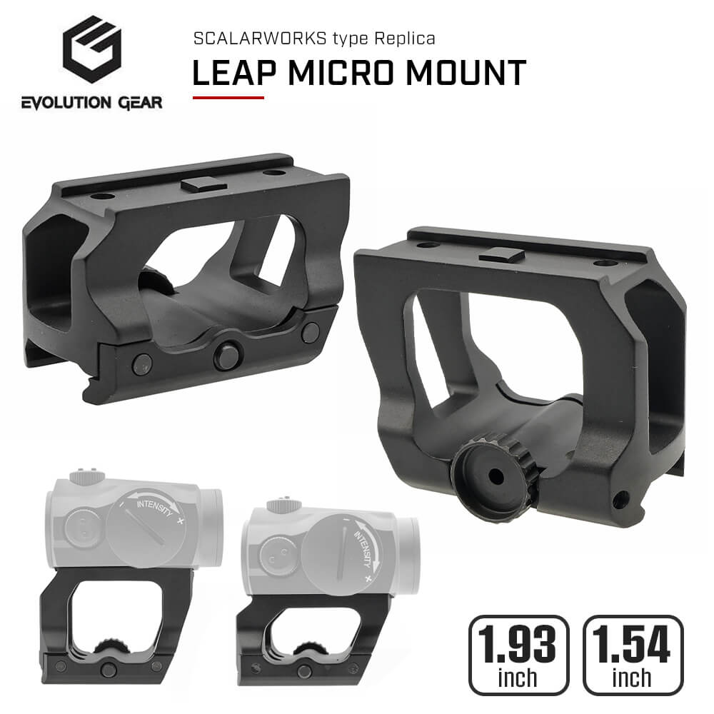 EvaluationGear T-1 SWタイプマウント付き Evolution Gear 製 T1/T2ドットサイト対応 SCALARWORKS LEAP/01