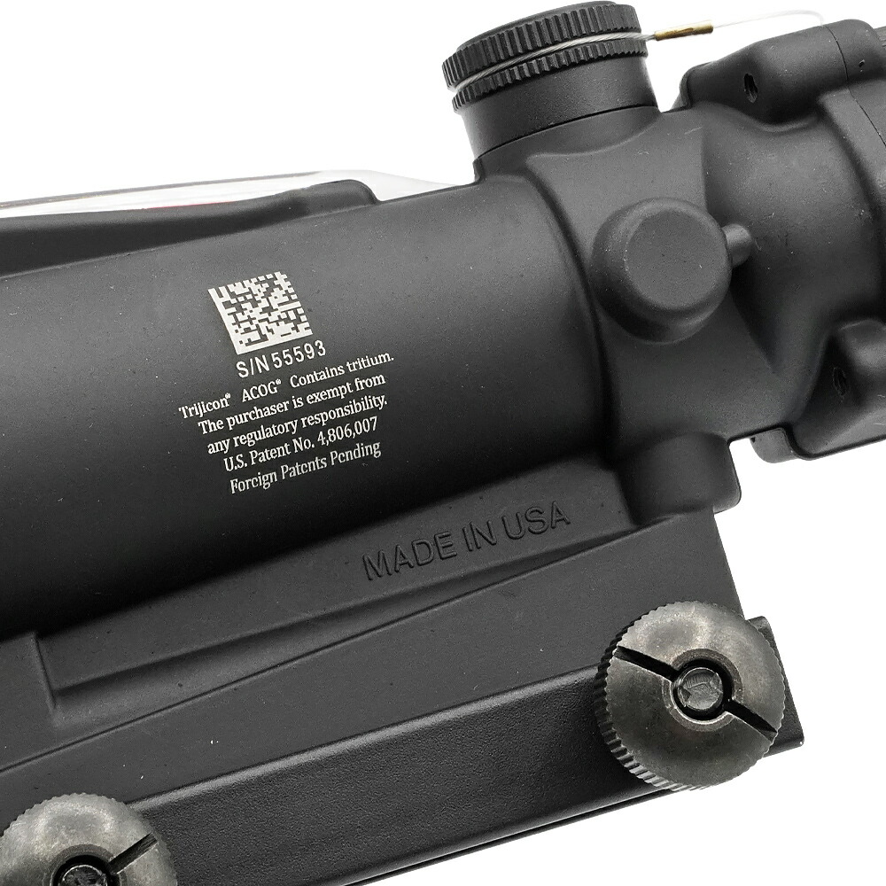 Trijicon ACOGスコープ レプリカ 集光タイプ RMRなど付属 Evolution Gear 製 Trijiconタイプ TA11 立体 刻印 ACOG 5x35 スコープ