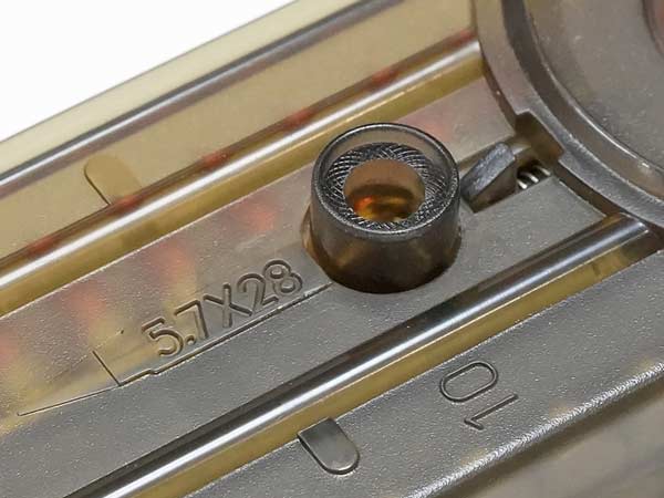 CYMA 製 電動ガン P90 対応 70連 スペアマガジン スプリング給弾式 半