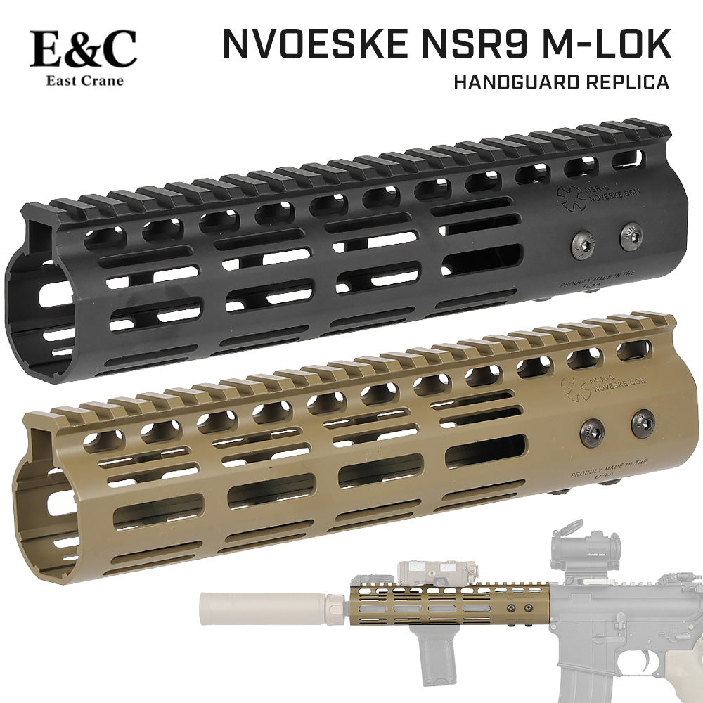 E&C 製 M4 シリーズ対応 NOVESKE NSR N4 9インチ Gen.3 M-LOK ハンド
