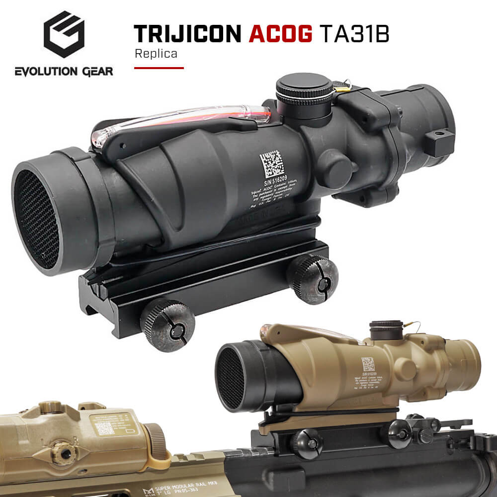 Evolution Gear 製 TRIJICON TA31b ACOG 4x32 スコープ レプリカ Gen.1