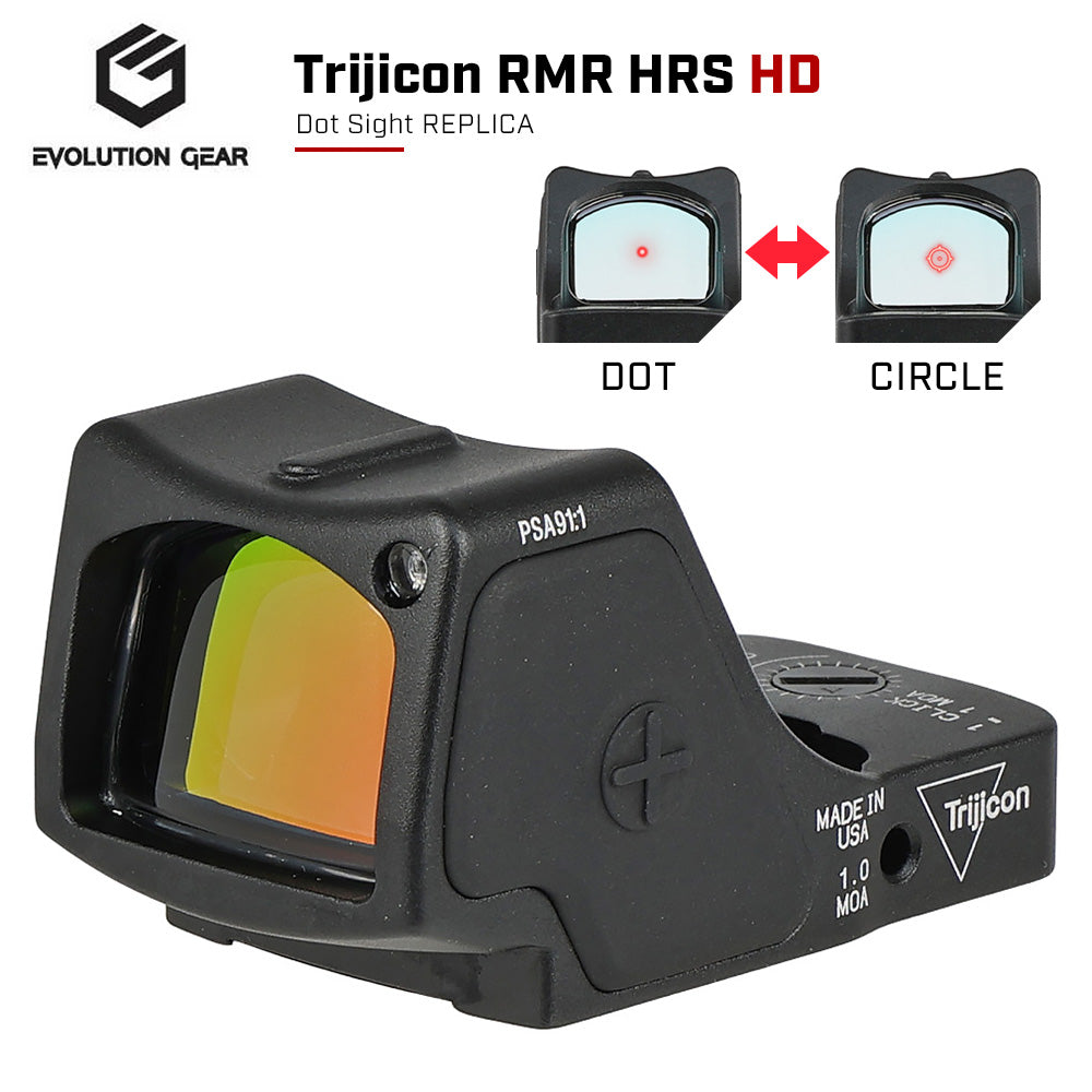 Evolution Gear 製 Trijicon RMR HD リフレックスサイト ドットサイト レプリカ 新型レティクル搭載 6068アルミ合金 ハードアナダイズド仕上げ | 