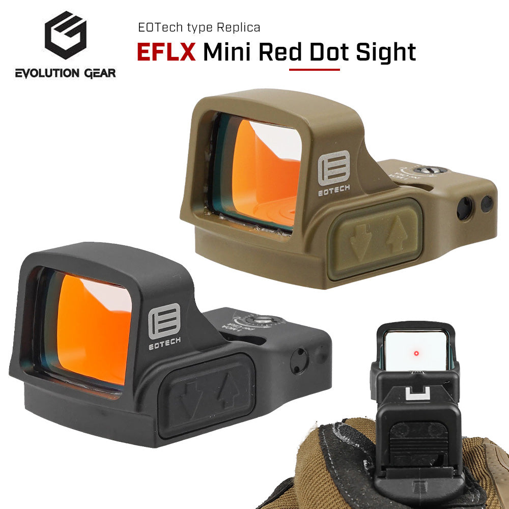 Evolution Gear 製 EOTech EFLX ドットサイト リフレックスサイト レプリカ LEUPOLD マウント 対応 6068アルミ合金 ハードアナダイズド仕上げ